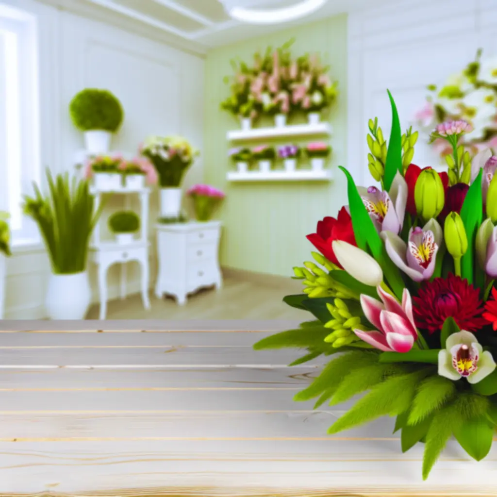 Szezonális virágcsokor élénk, friss virágokkal